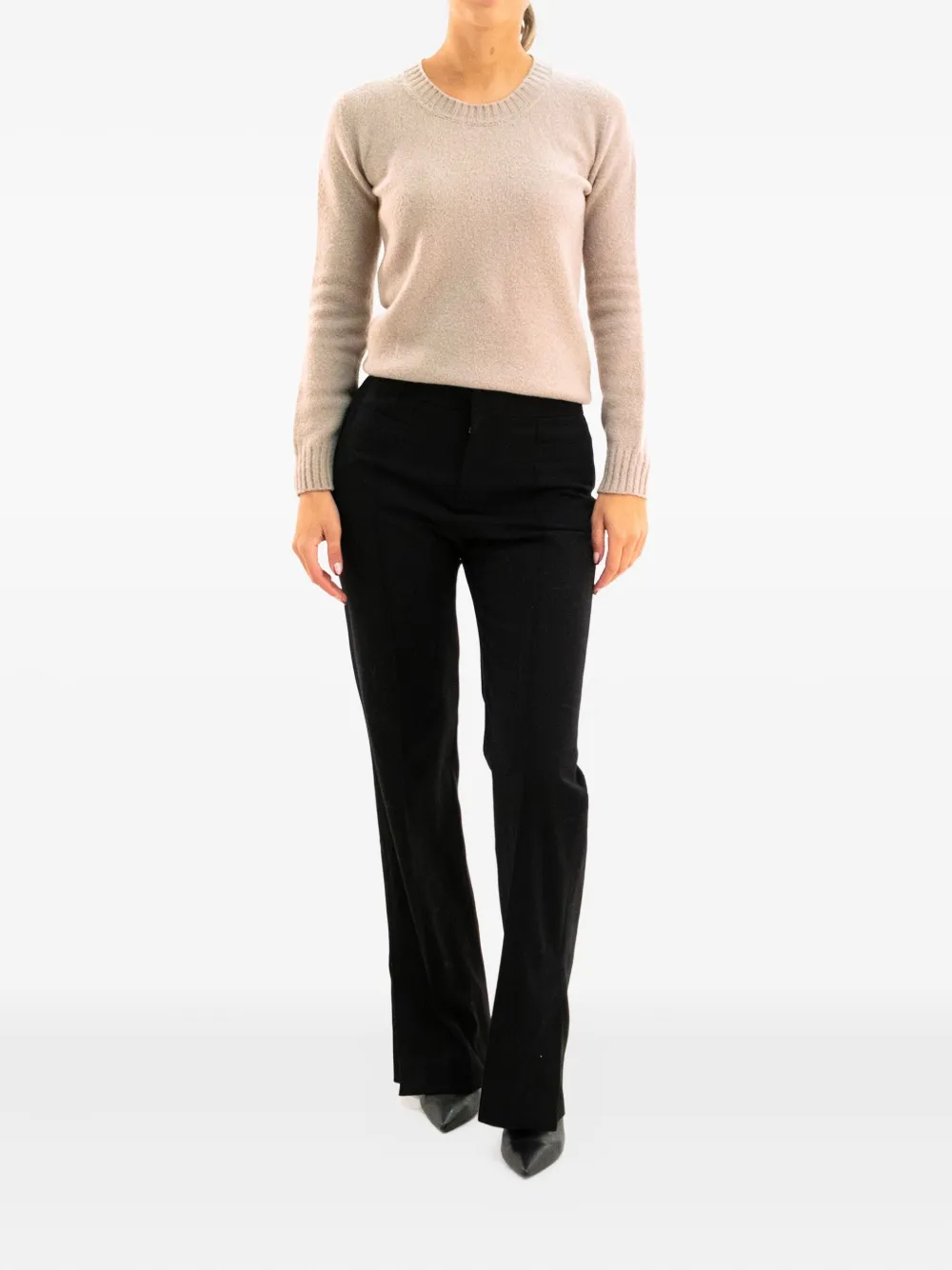 Drumohr Ribbed Sweater In Neutral