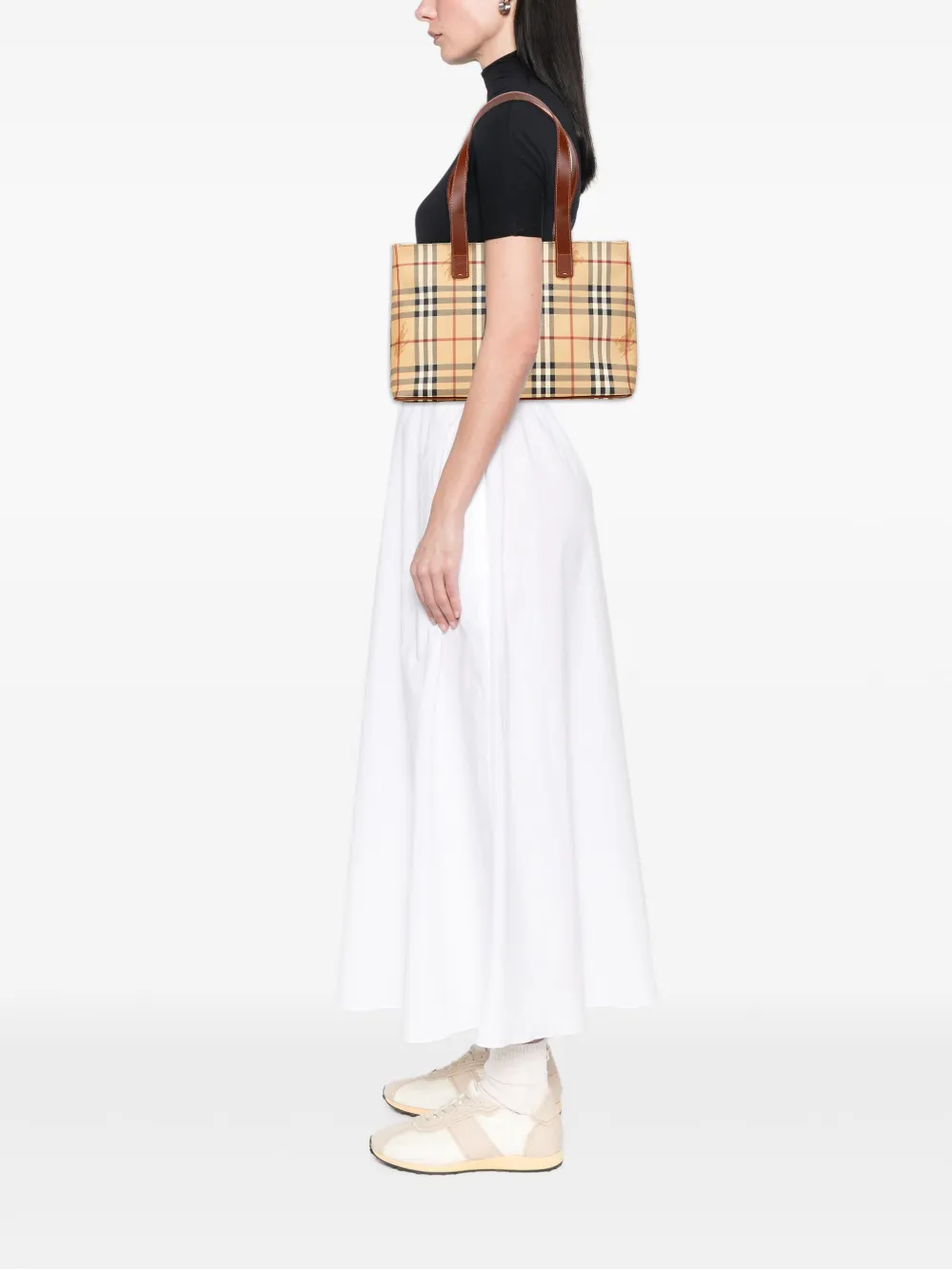 Burberry Pre-Owned 2000-2017 Haymarket Check Coated Canvas tote bag | Pre-Owned | Image 2