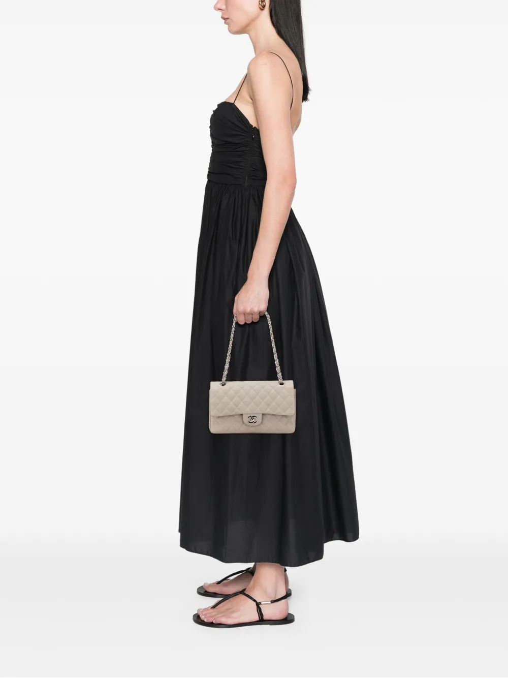 CHANEL Pre-Owned 2012 Medium Classic Caviar Double Flap shoulder bag | Pre-Owned | Image 2