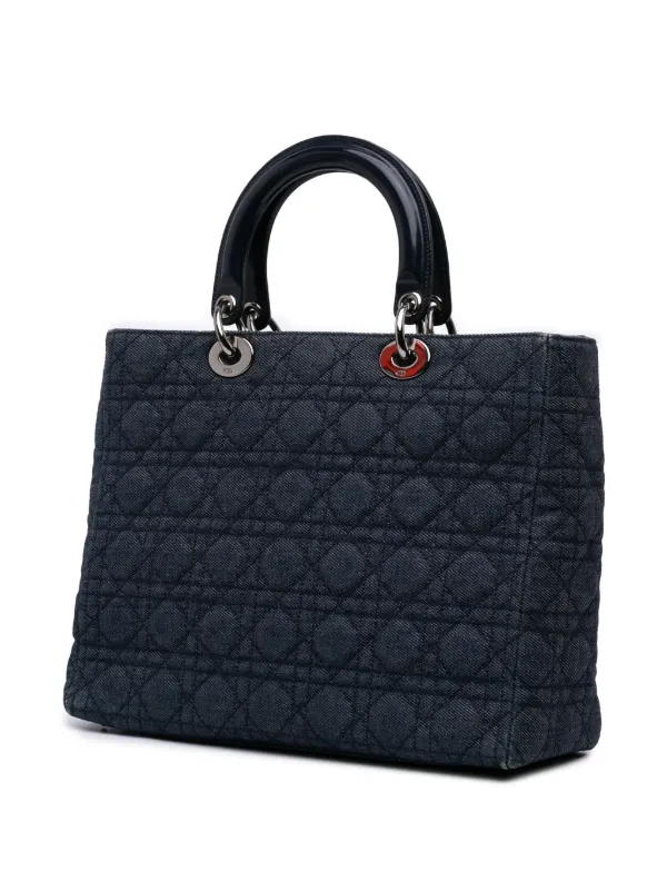 Christian Dior Pre-Owned 1999 ラージ デニム カナージュ レディ