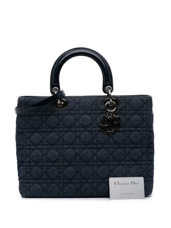 Christian Dior Pre-Owned 1999 ラージ デニム カナージュ レディ