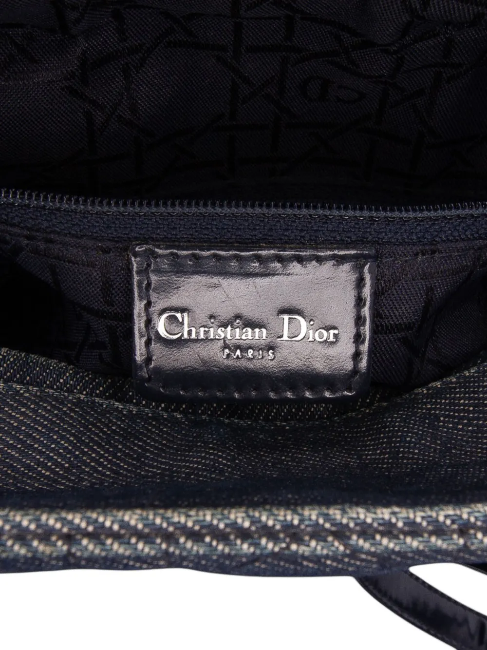 Christian Dior Pre-Owned 1999 ラージ デニム カナージュ