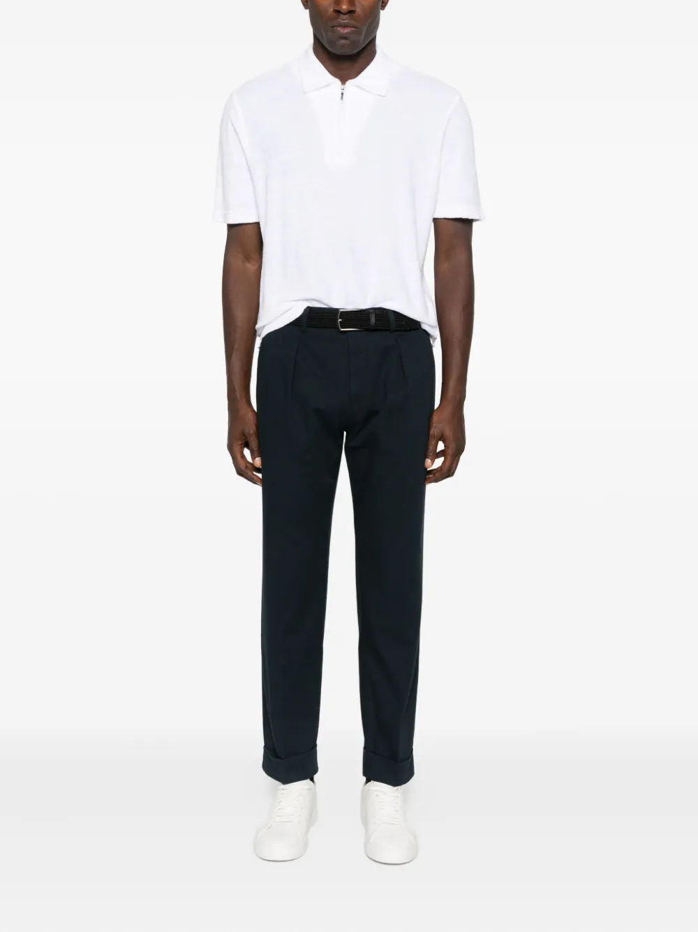Gran Sasso zip-front polo shirt | Image 2