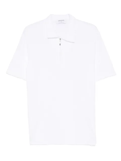Gran Sasso zip-front polo shirt