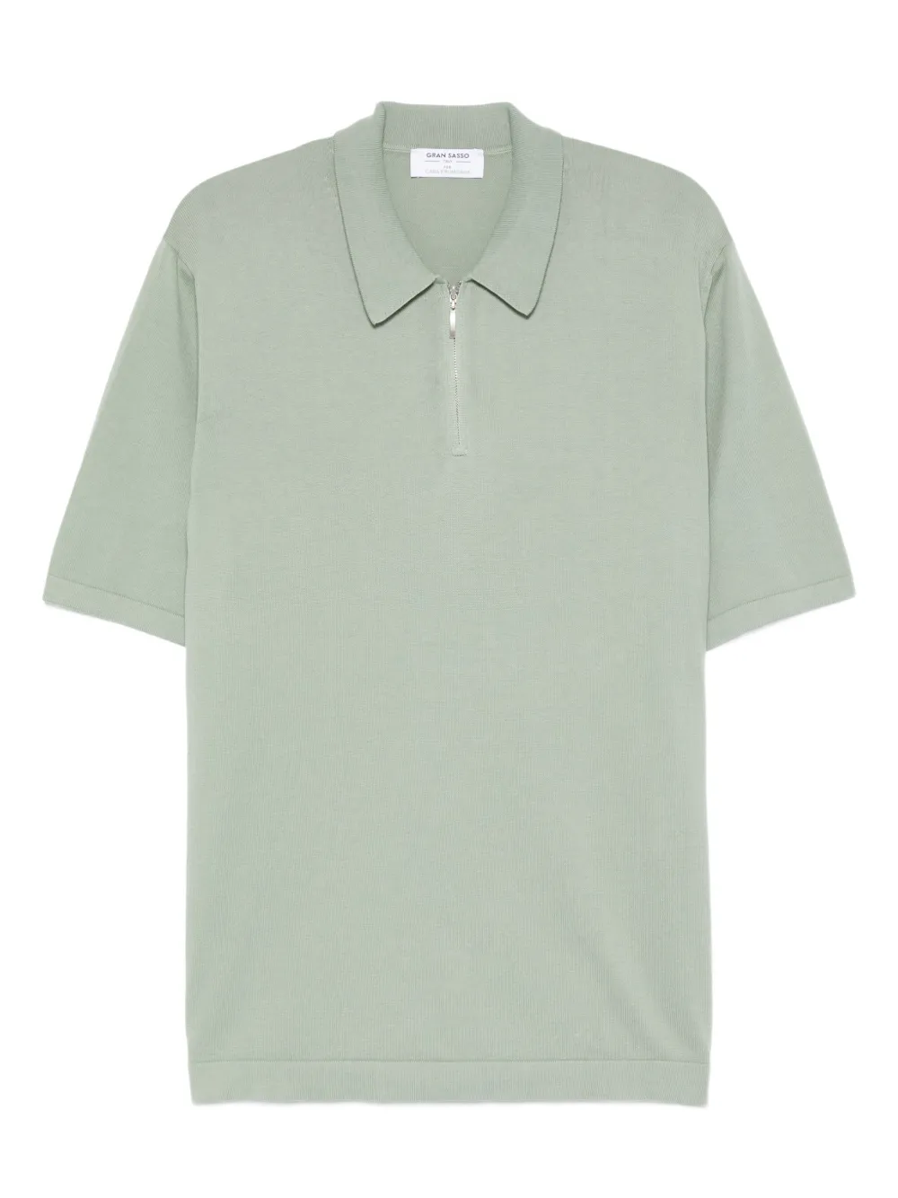 Gran Sasso half-zip polo shirt | Green | Image 1