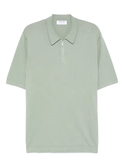 Gran Sasso half-zip polo shirt