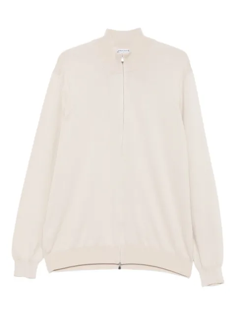Gran Sasso high-neck zip-front cardigan