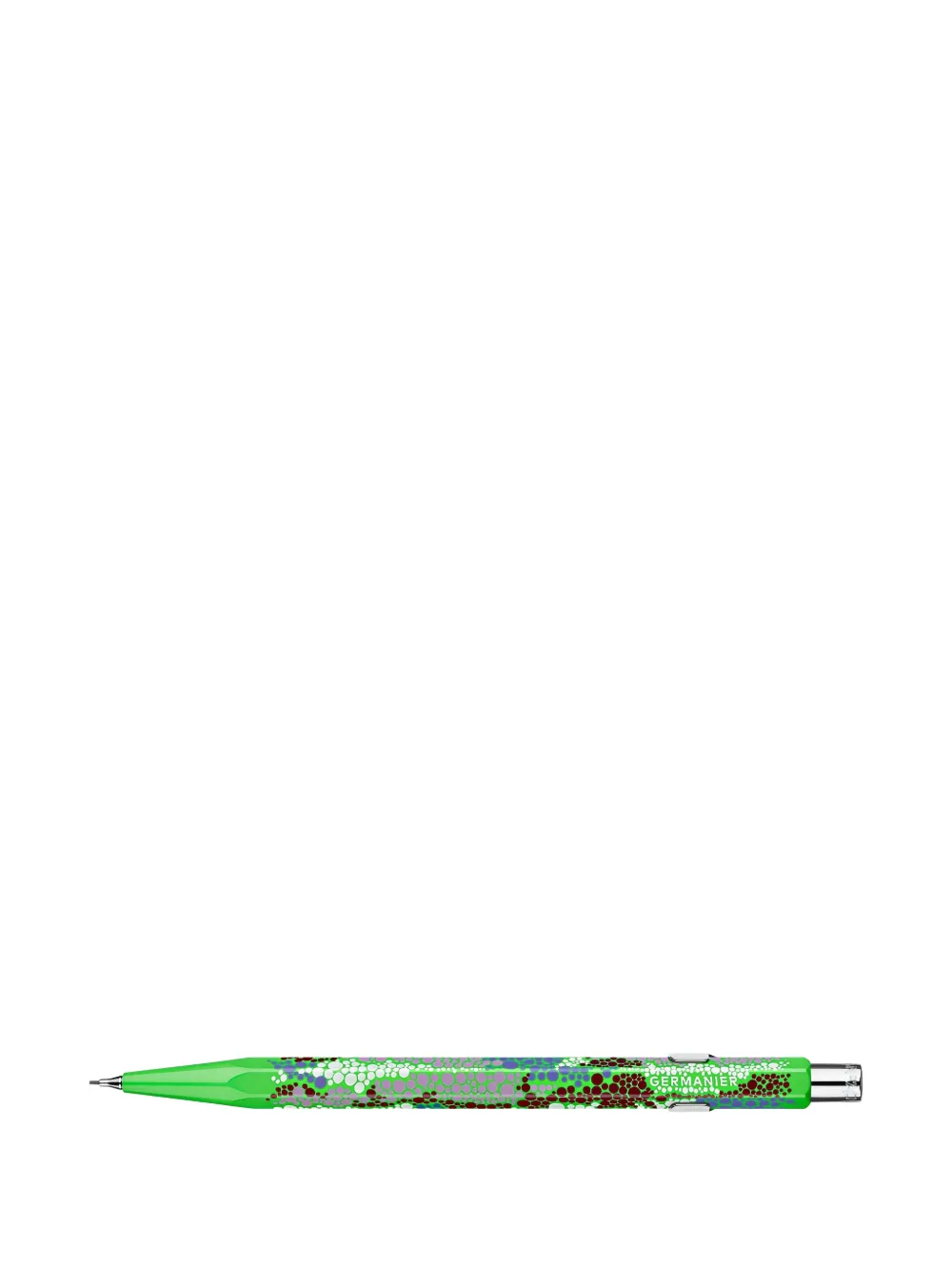 Caran D'ache 849 Germanier Metal Mechanical Pencil In Green
