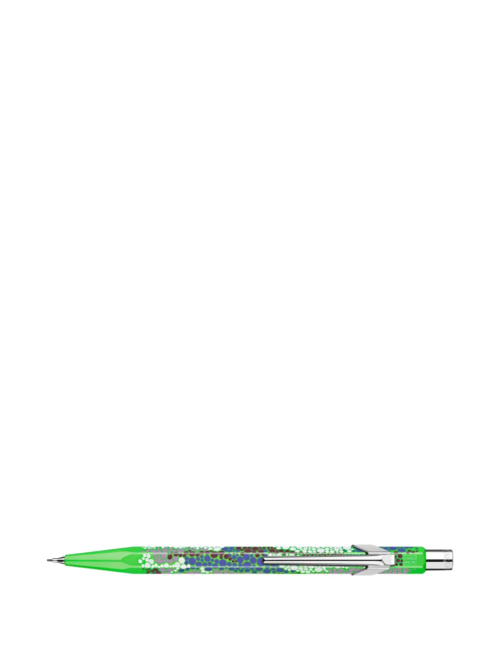 Caran D'ache 849 Germanier Metal Mechanical Pencil In Green