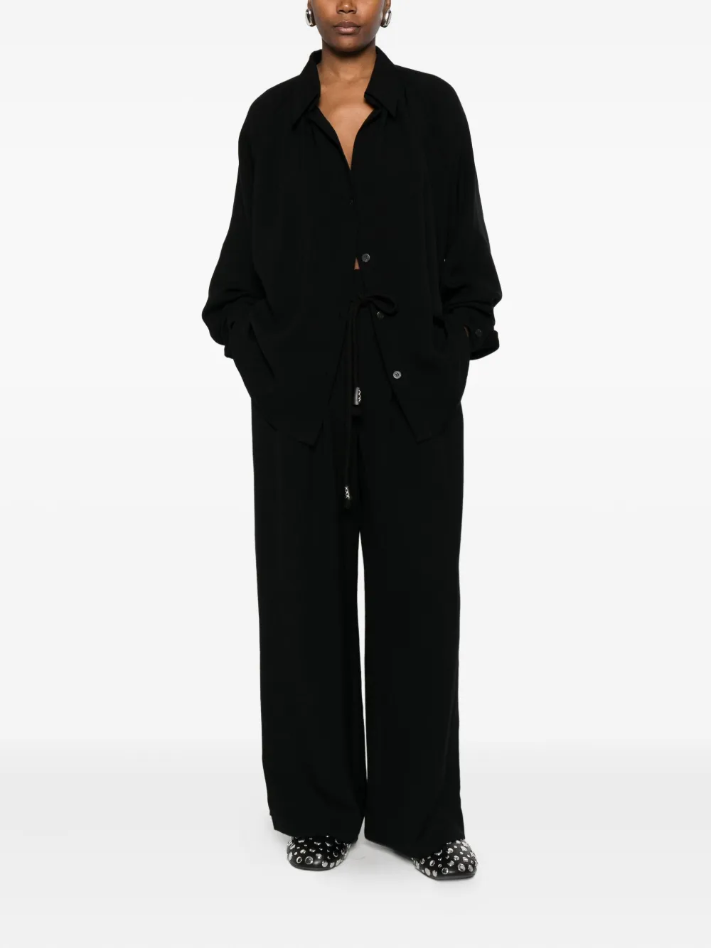 Nanushka Ada blouse - Zwart