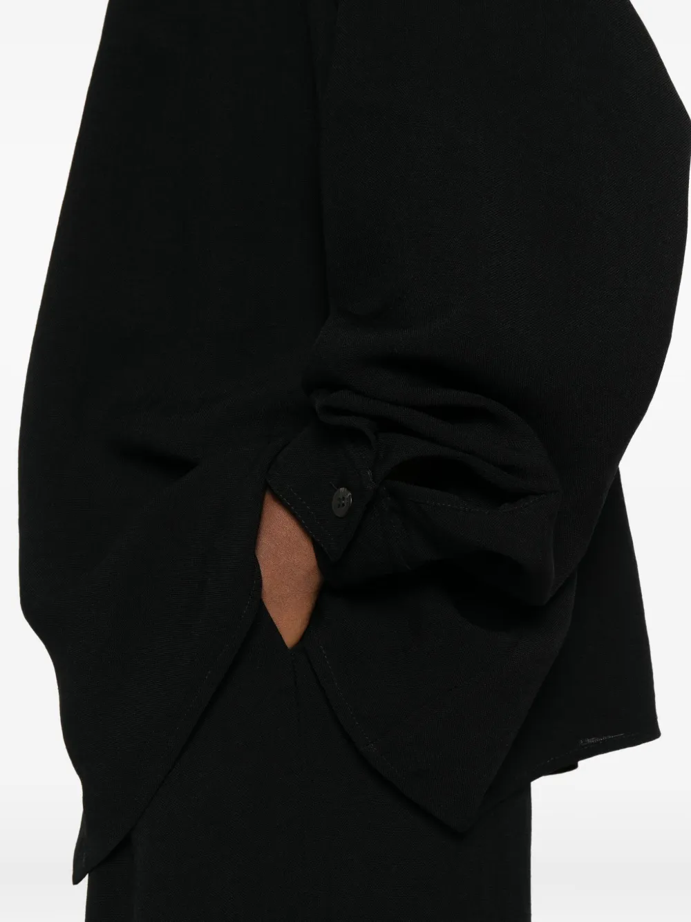 Nanushka Ada blouse Zwart