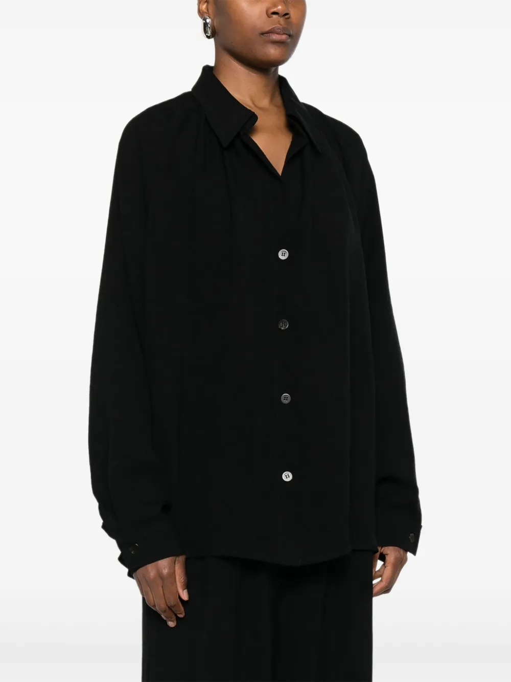 Nanushka Ada blouse Zwart