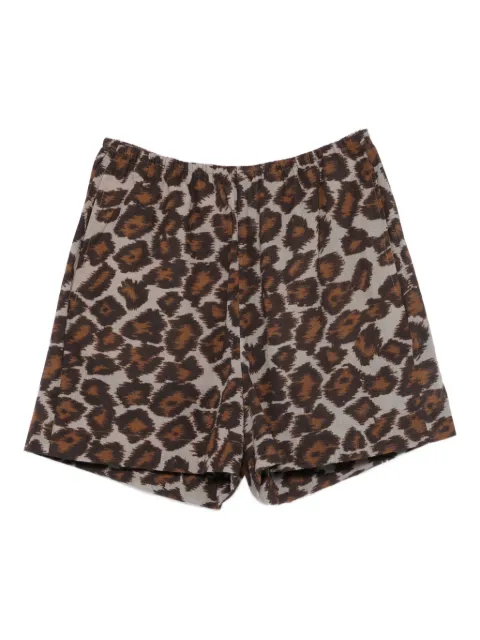 Nanushka animal-print shorts