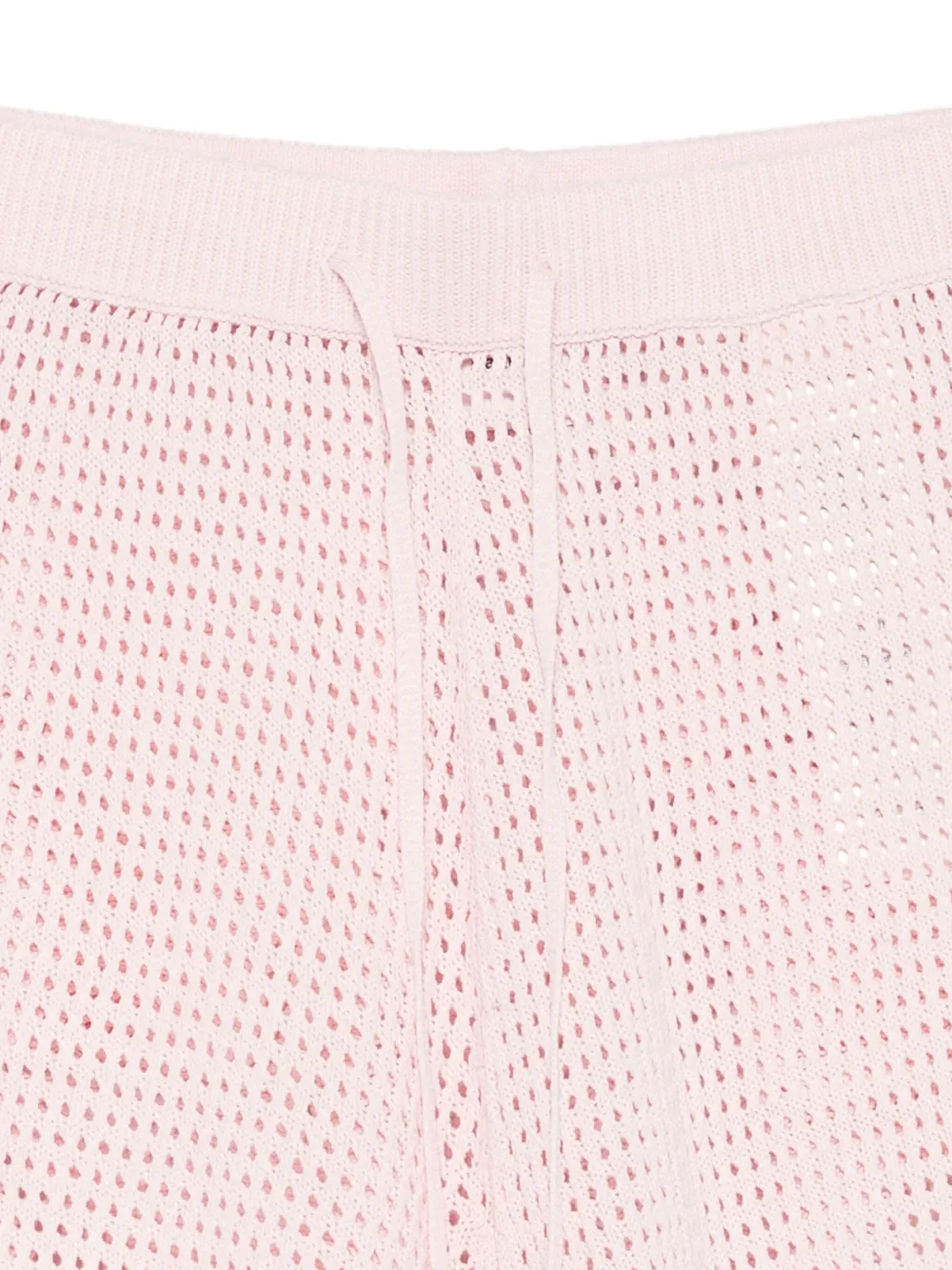 Nanushka Gebreide shorts Roze