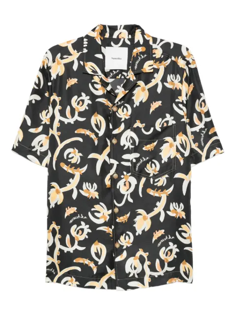 Nanushka floral-print short-sleeve shirt