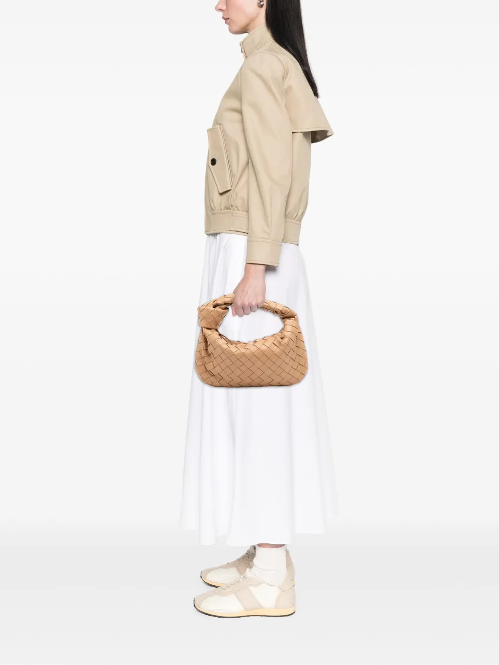 Bottega Veneta Pre-Owned شنطة هلالية 'جودي' صغيرة جلد لين بتصميم إنترشياتو 2012-2025 | كلاسيكيات | Image 2