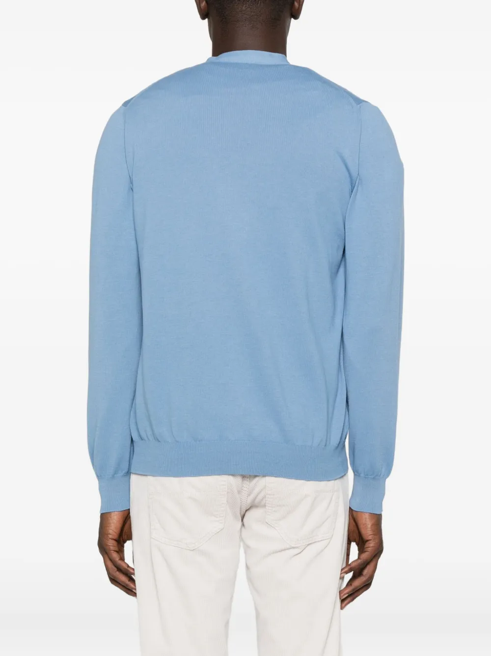 Gran Sasso V-neck Cardigan In Blue