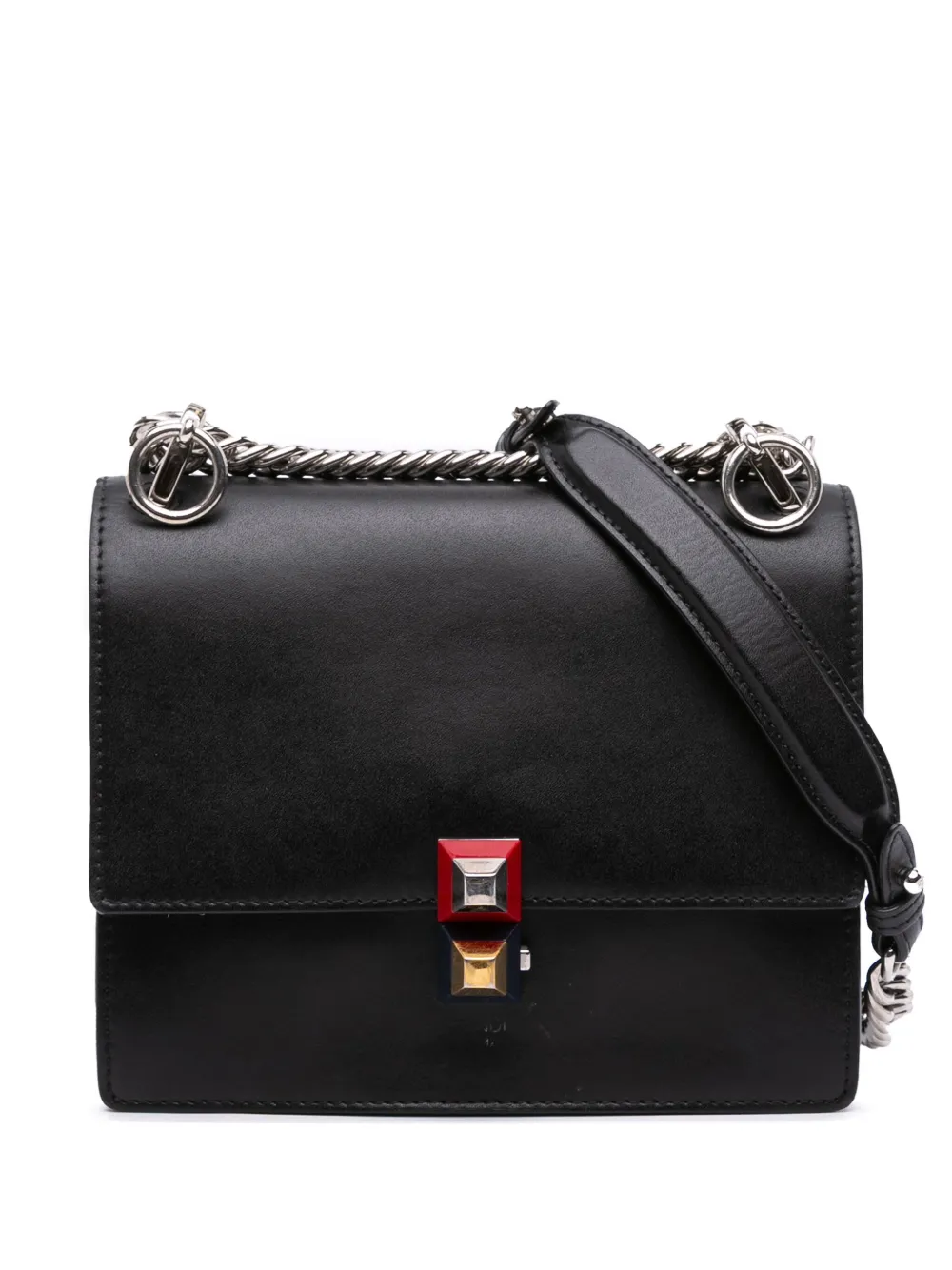 Fendi Pre-Owned 2010-2025 Small Leather Kan I crossbody bag | Black | Image 1