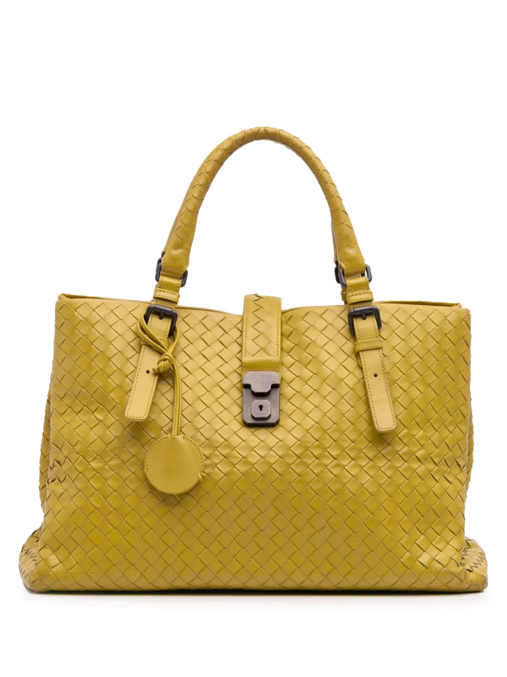 Bottega Veneta Pre-Owned 2012-2025 ミディアム ナッパ イントレチャート ローマ トートバッグ - Bottega Veneta Pre-Owned 2012-2025 ミディアム ナッパ イントレチャート ローマ トートバッグ -