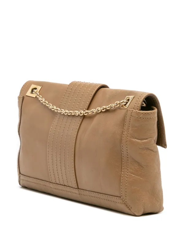 FENDI バゲット ストラップ ブラウンレザー Fendi Pre-Owned 2010-2025