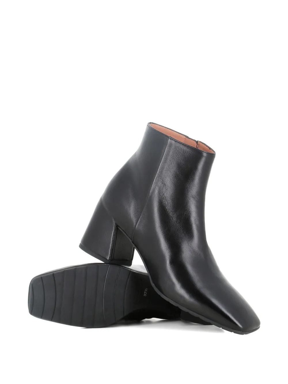 Tassinari 65mm Square-toe Ankle Boots In Black
