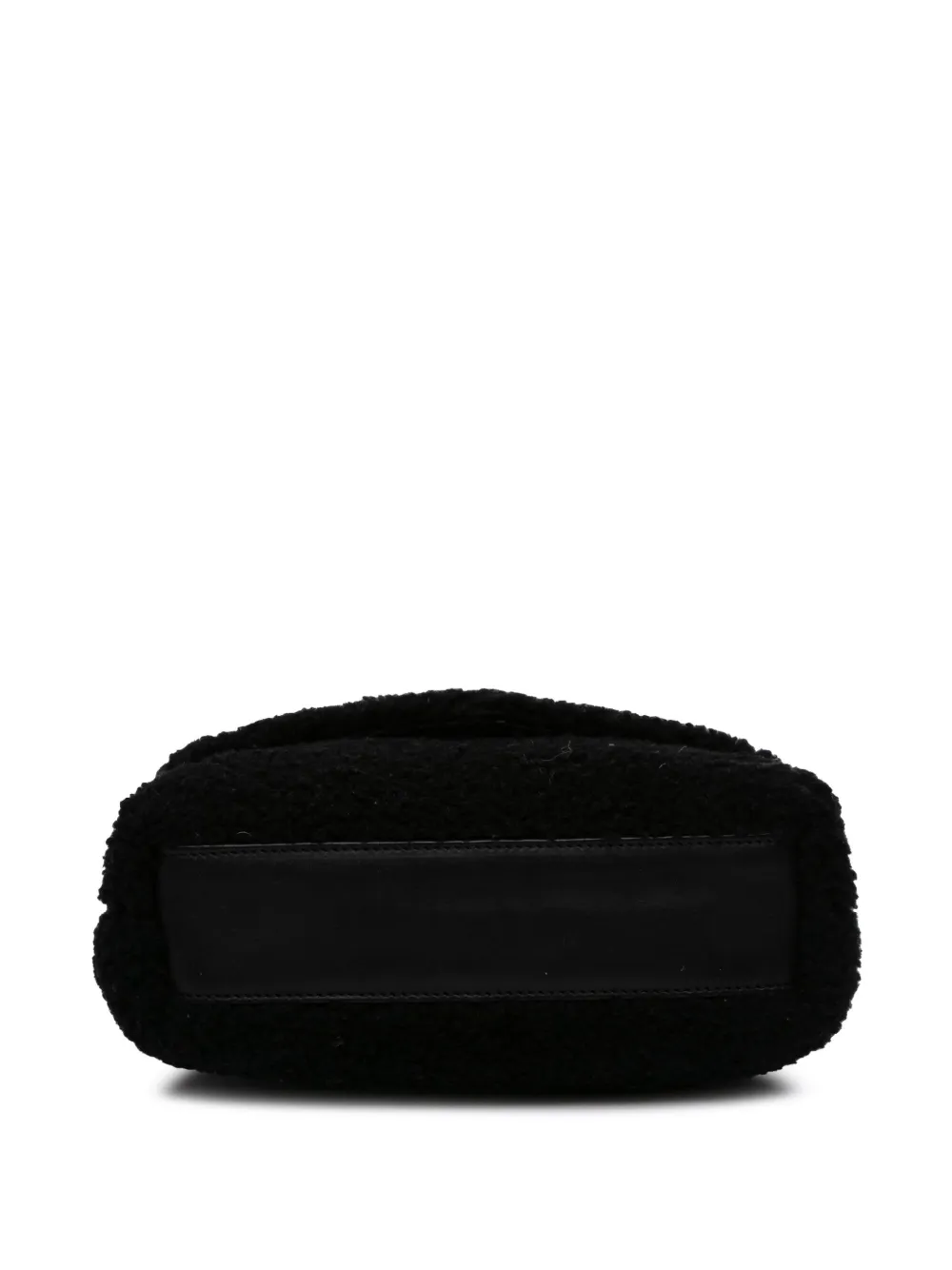 Pre-owned Saint Laurent 2018 Toy Shearling Loulou Crossbody Bag In Black