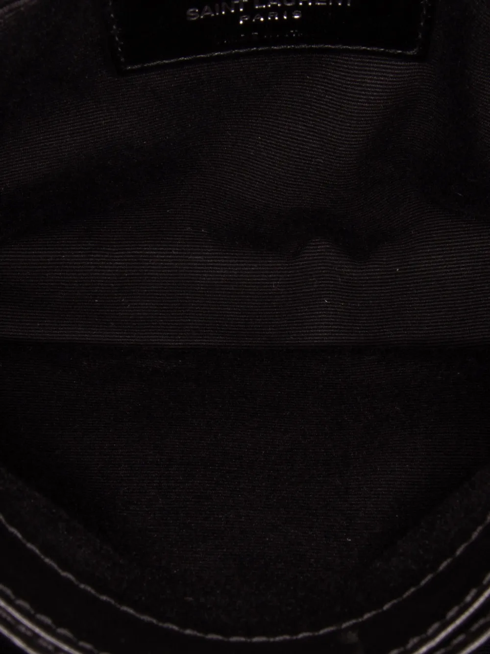 Pre-owned Saint Laurent 2018 Toy Shearling Loulou Crossbody Bag In Black