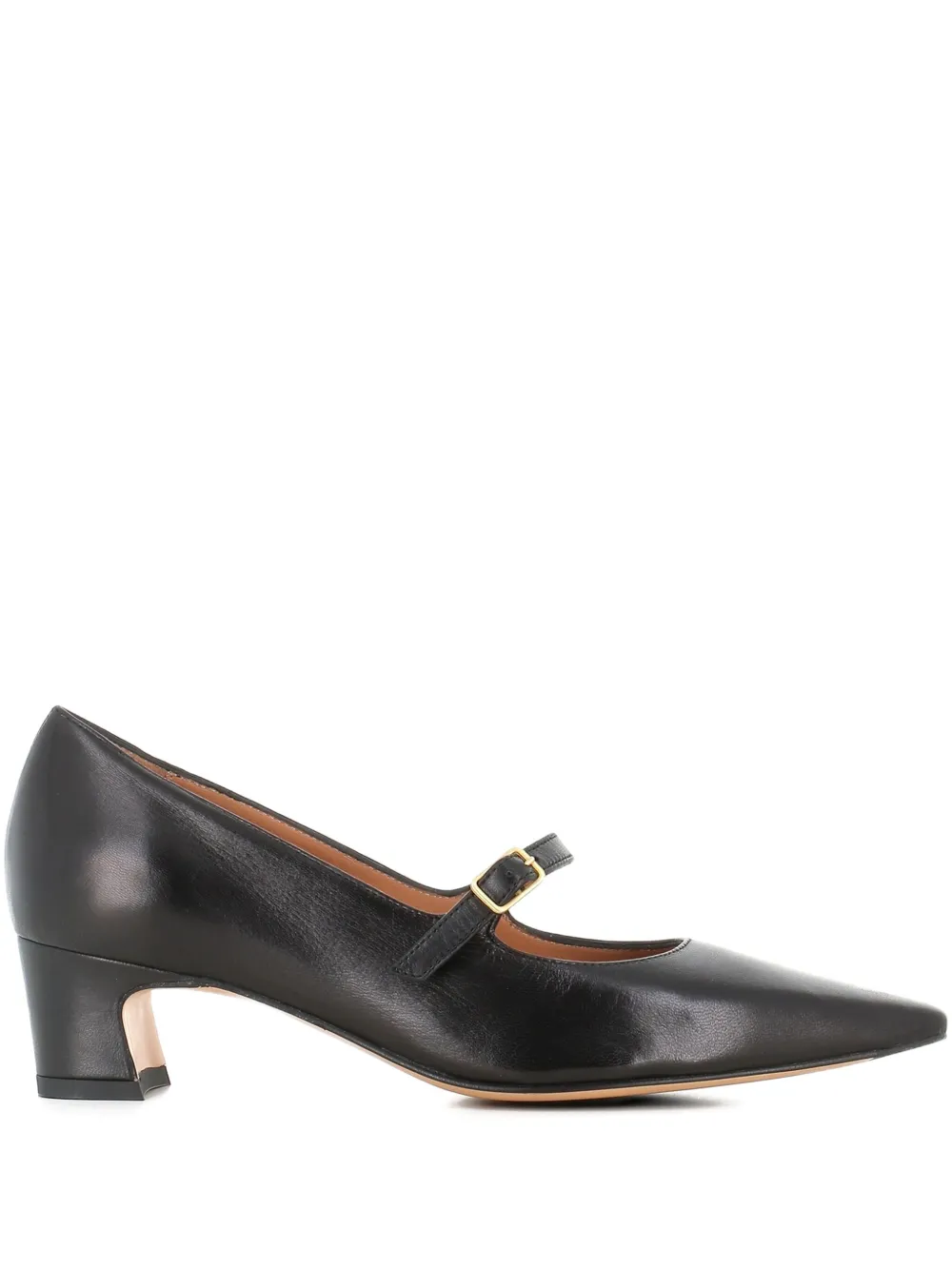 Tassinari Buckle-strap Pointed-toe Pumps In Black