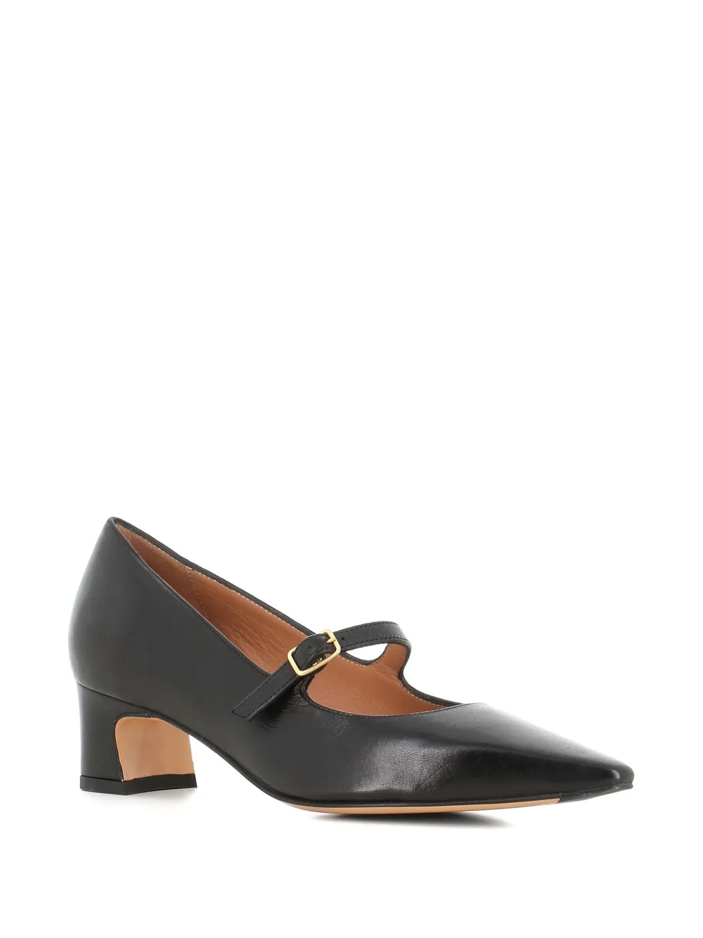 Tassinari Buckle-strap Pointed-toe Pumps In Black