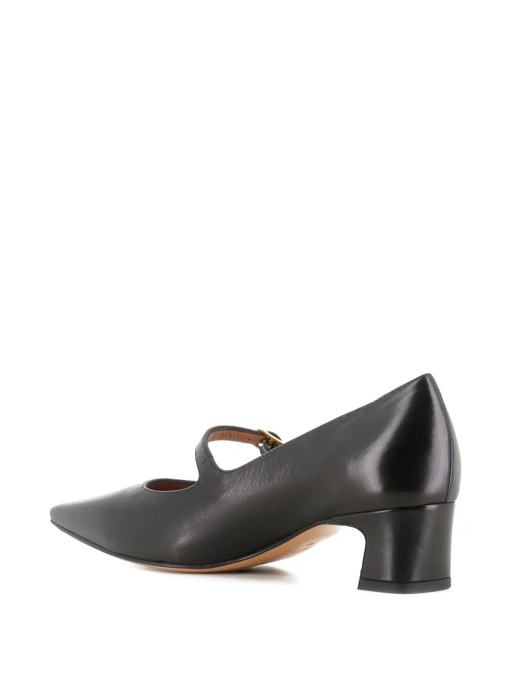 Tassinari Buckle-strap Pointed-toe Pumps In Black