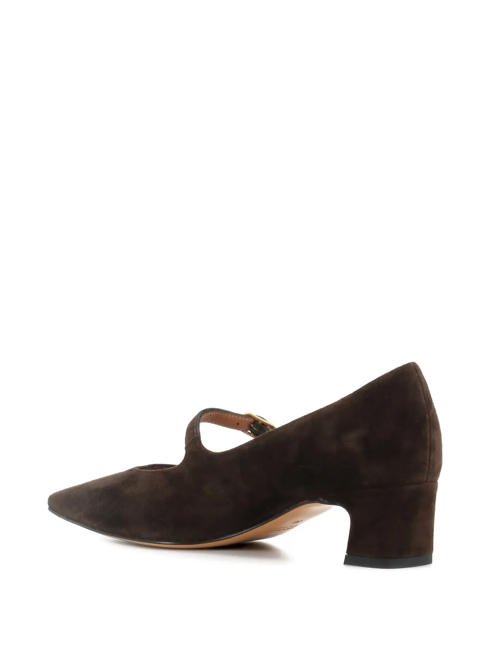 Tassinari Buckle-strap Pointed-toe Pumps In Brown