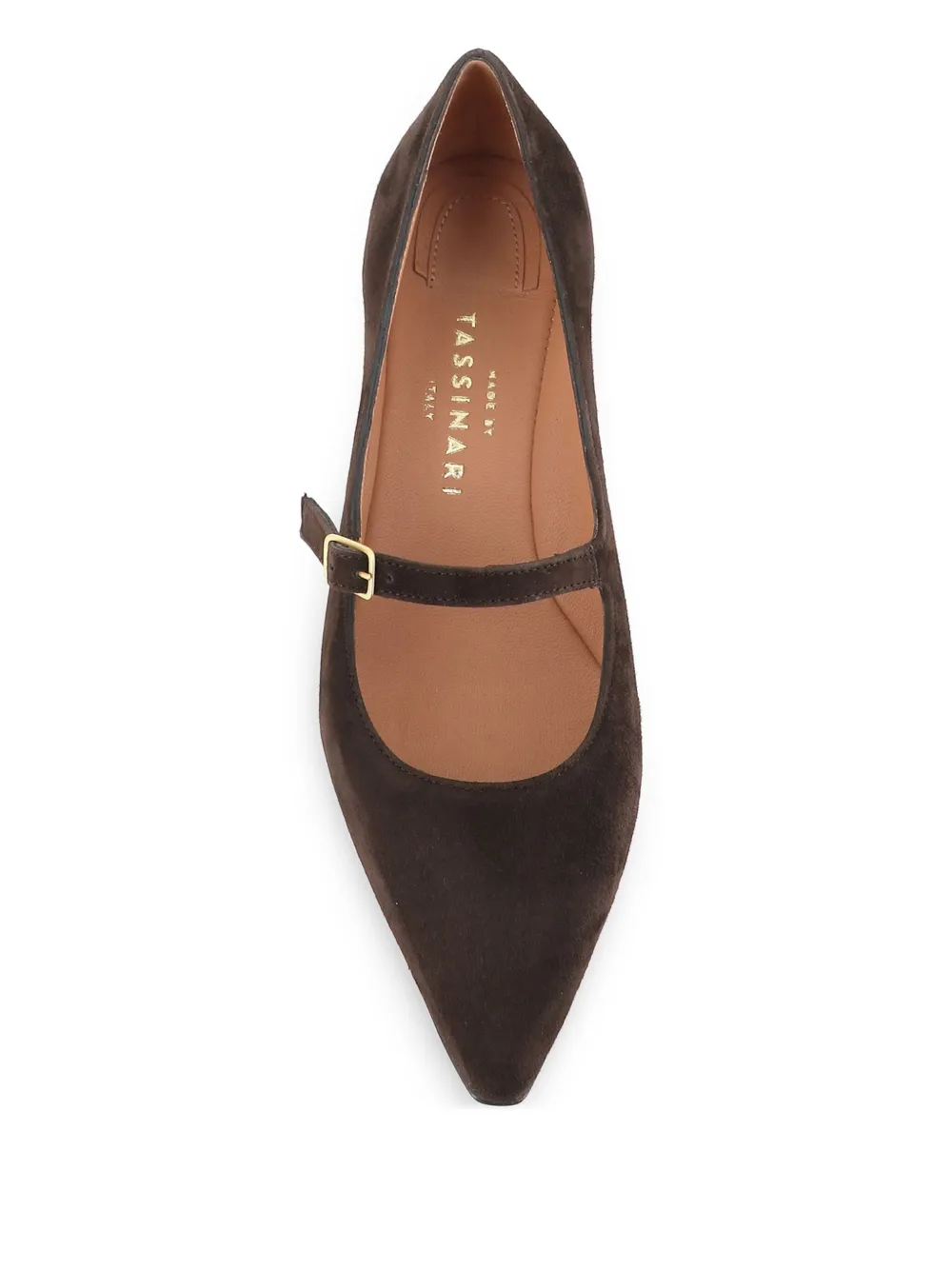 Tassinari Pumps met puntige neus Bruin