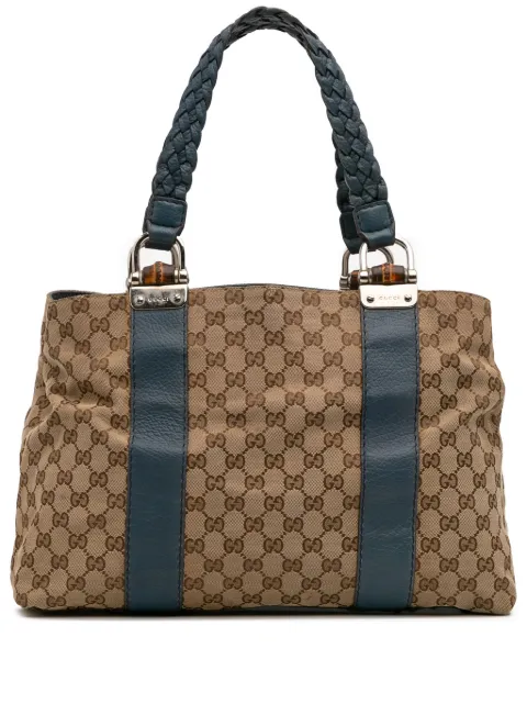 Gucci Pre-Owned 2016-2025 GG Canvas Bamboo Libeccio tote bag