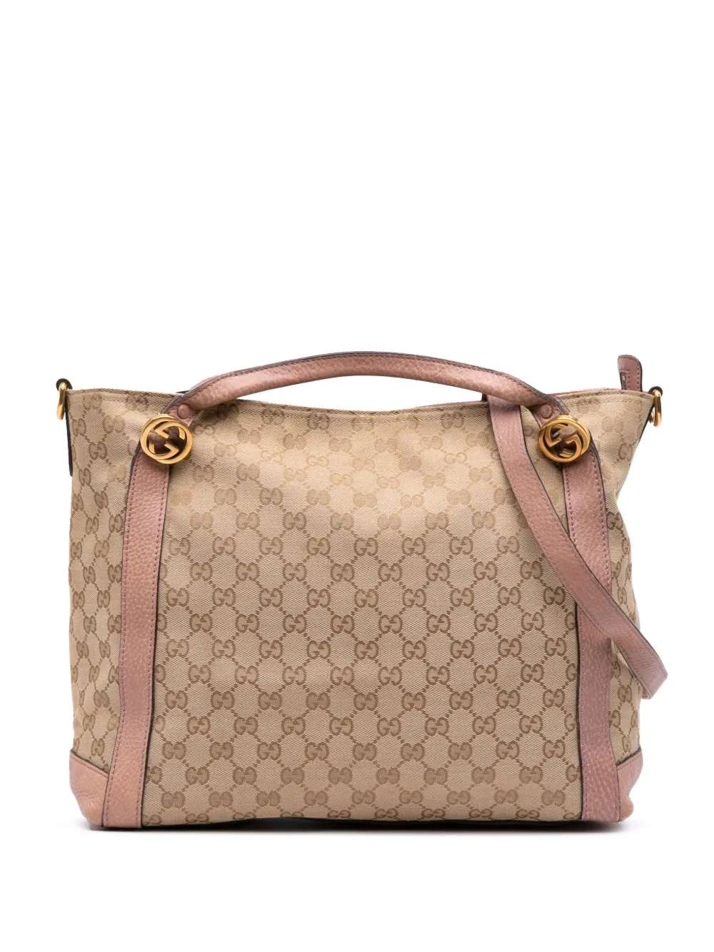 Gucci Pre-Owned 2000-2015 GGキャンバス ミス GG サッチェルバッグ - ブラウン Gucci Pre-Owned 2000-2015 GGキャンバス ミス GG サッチェルバッグ - ブラウン