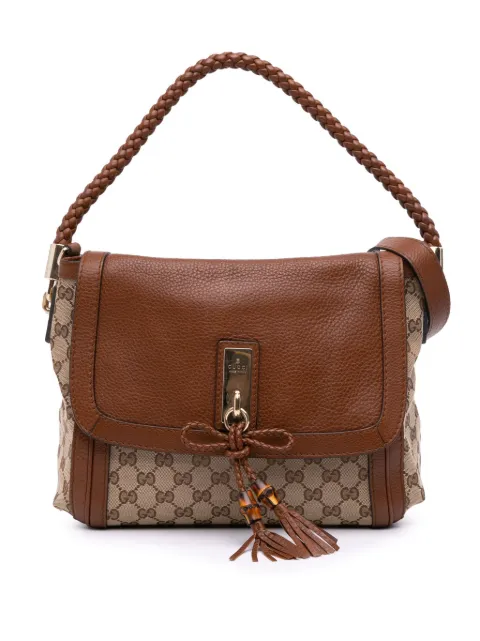 Gucci Pre-Owned 2000-2015 GG Canvas Bella Flap satchel