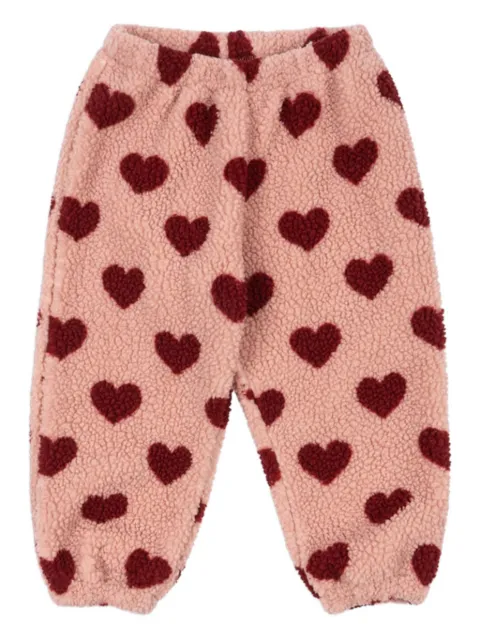 Konges Sløjd pantalones con motivo de corazones