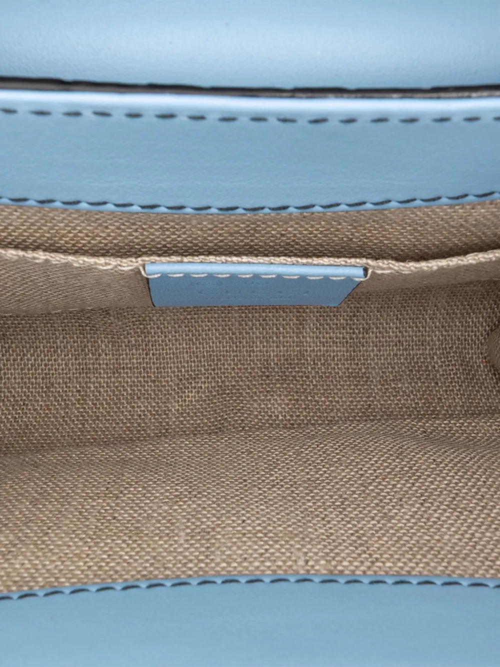 Pre-owned Gucci 2016-2025 Mini Microssima Emily Crossbody Bag In Blue