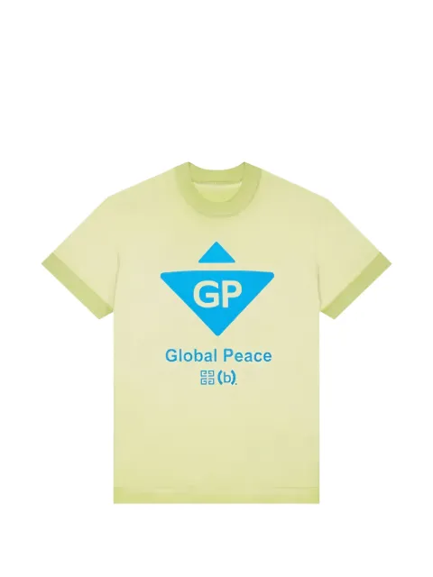 Givenchy Stadium Global Peace "Citrus Green" T-shirt
