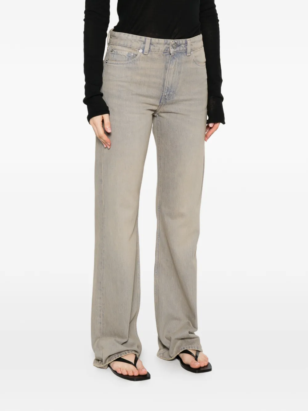 OUR LEGACY Bootcut jeans Grijs