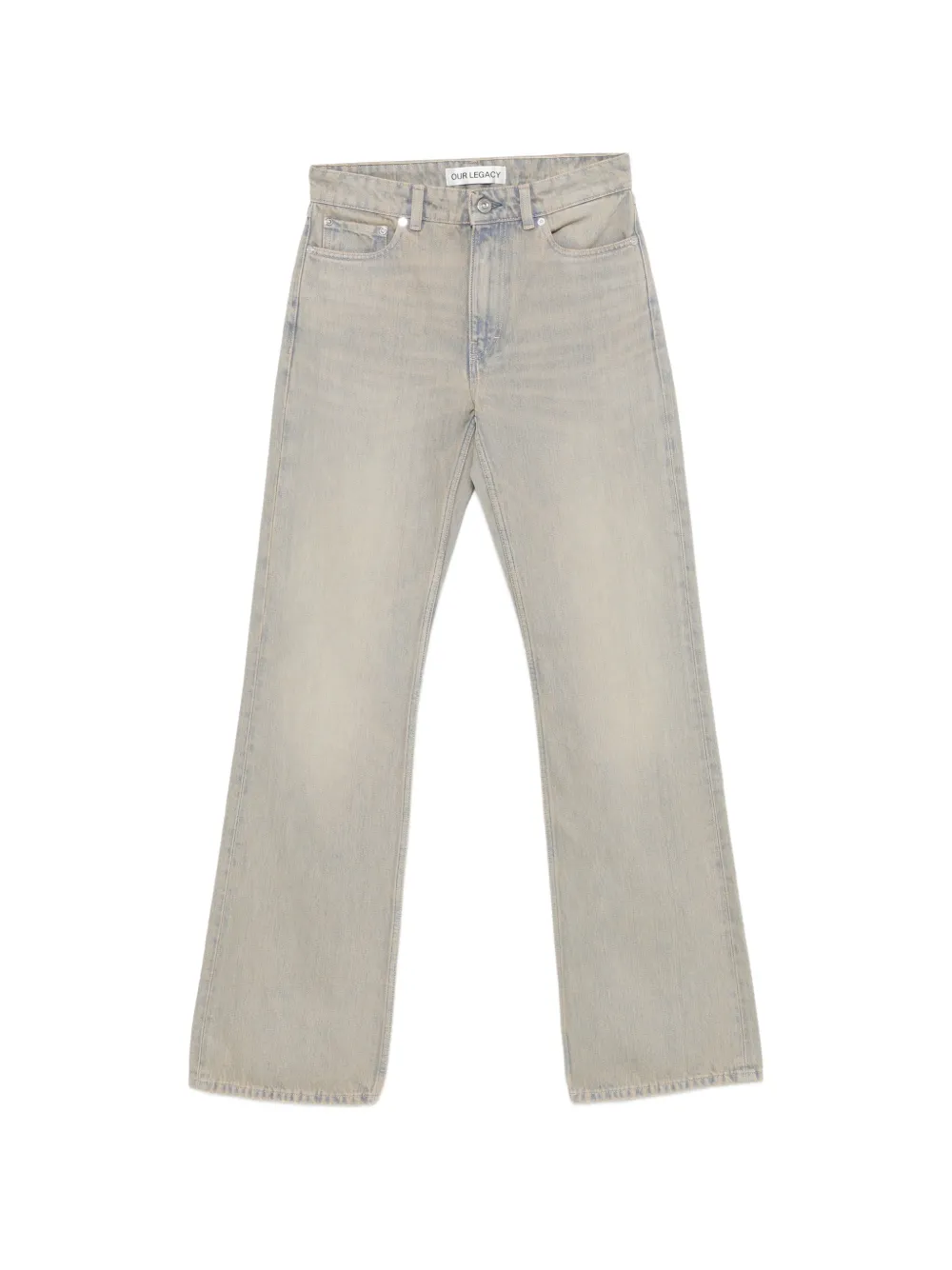 OUR LEGACY belt-loops jeans - Grau