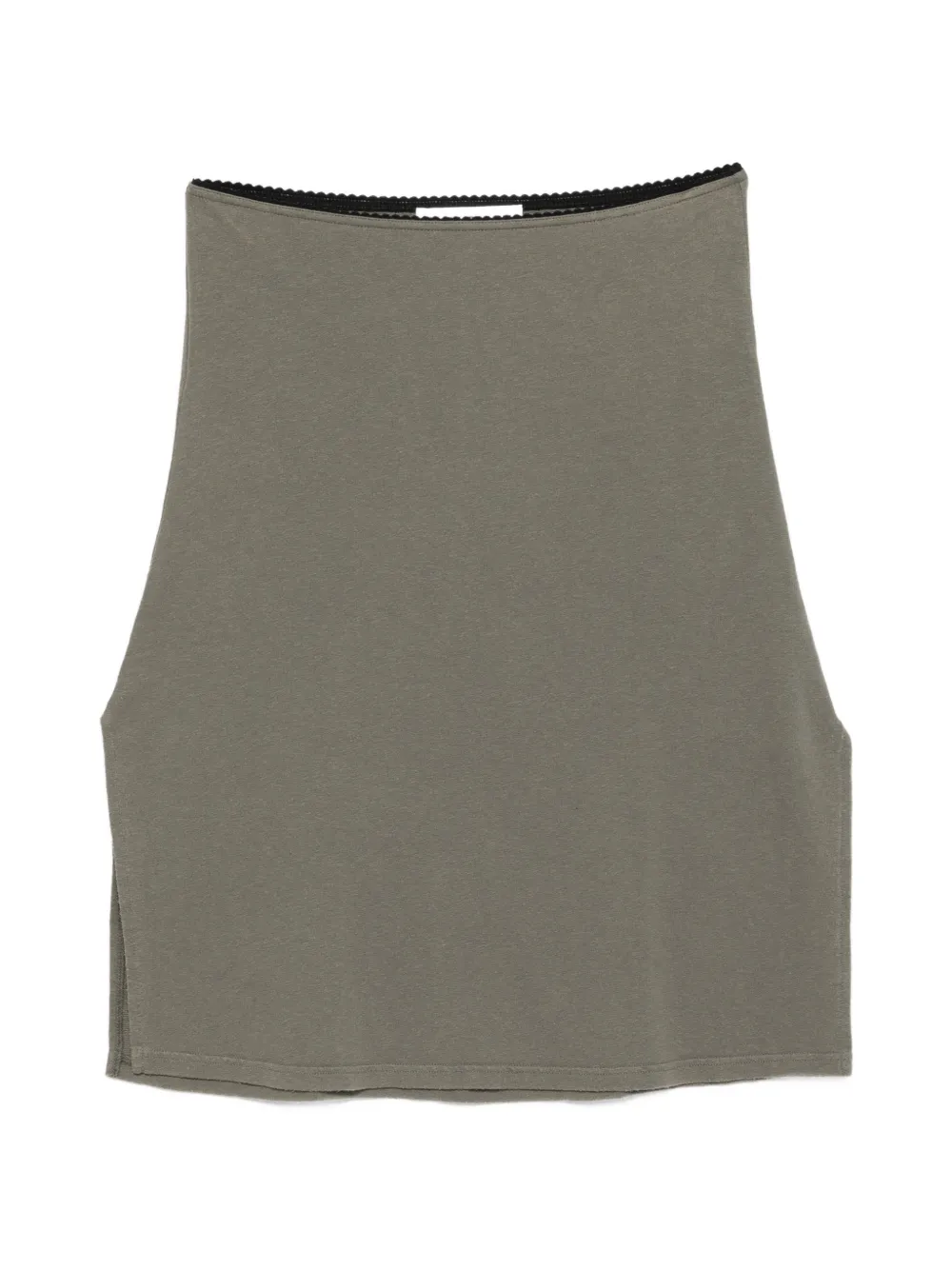 OUR LEGACY picnic side-slit skirt - Verde