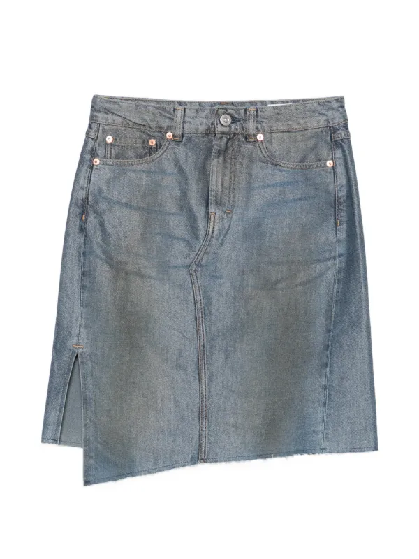 OUR LEGACY Midi Craft Skirt in Blue