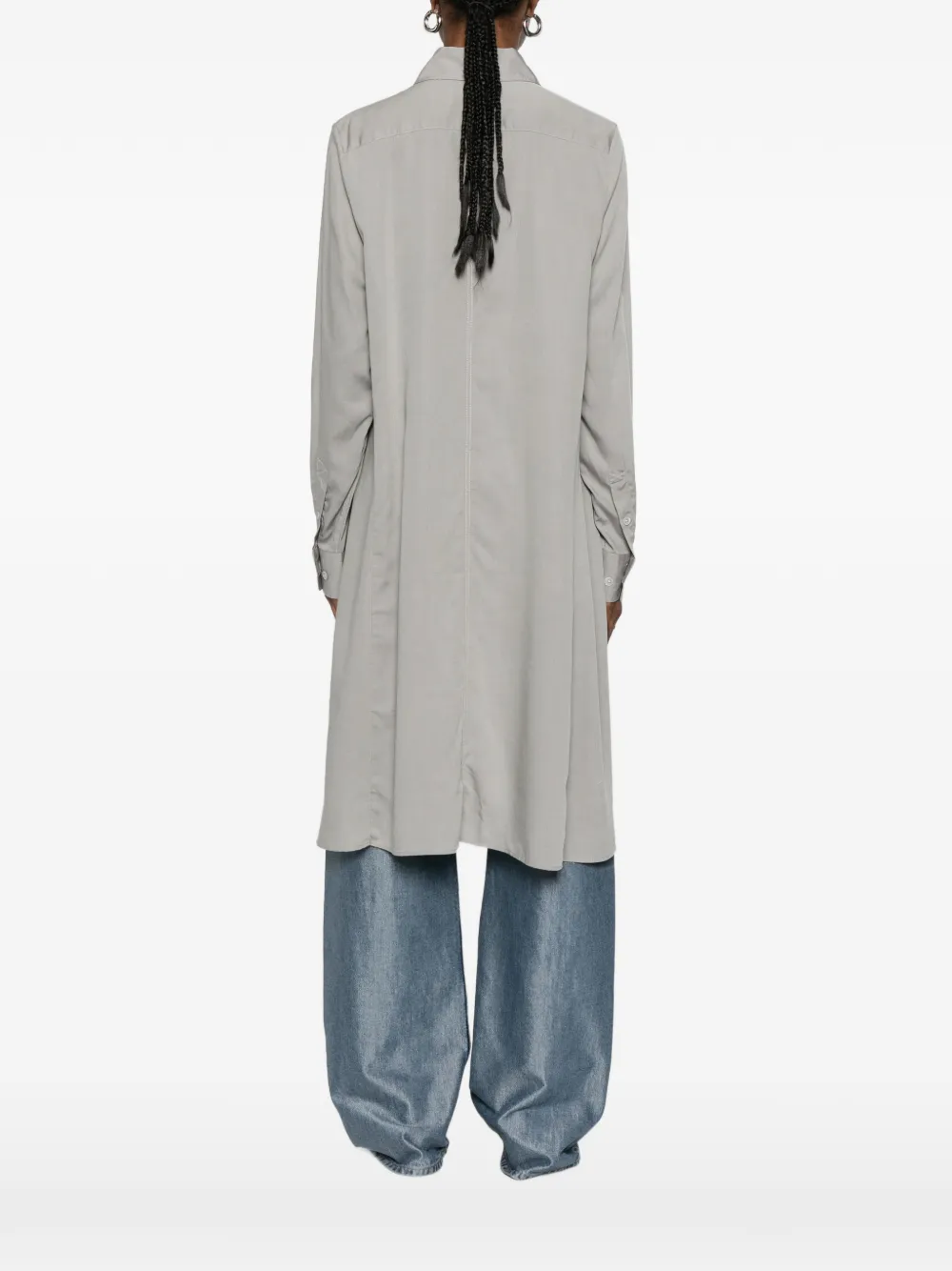 OUR LEGACY Flux asymmetrische blouse Grijs