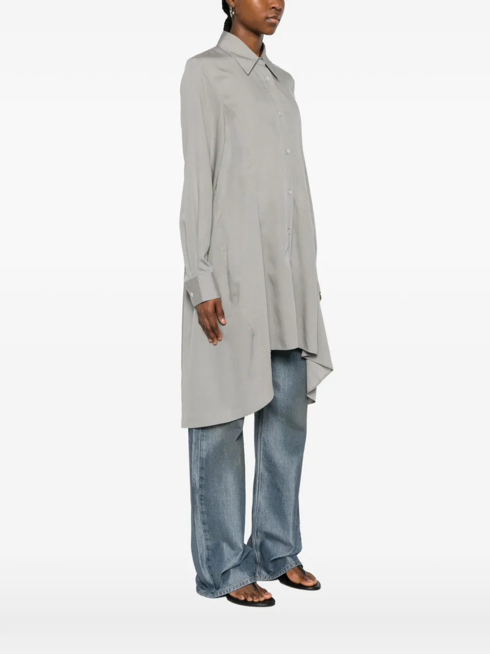 OUR LEGACY Flux asymmetrische blouse Grijs