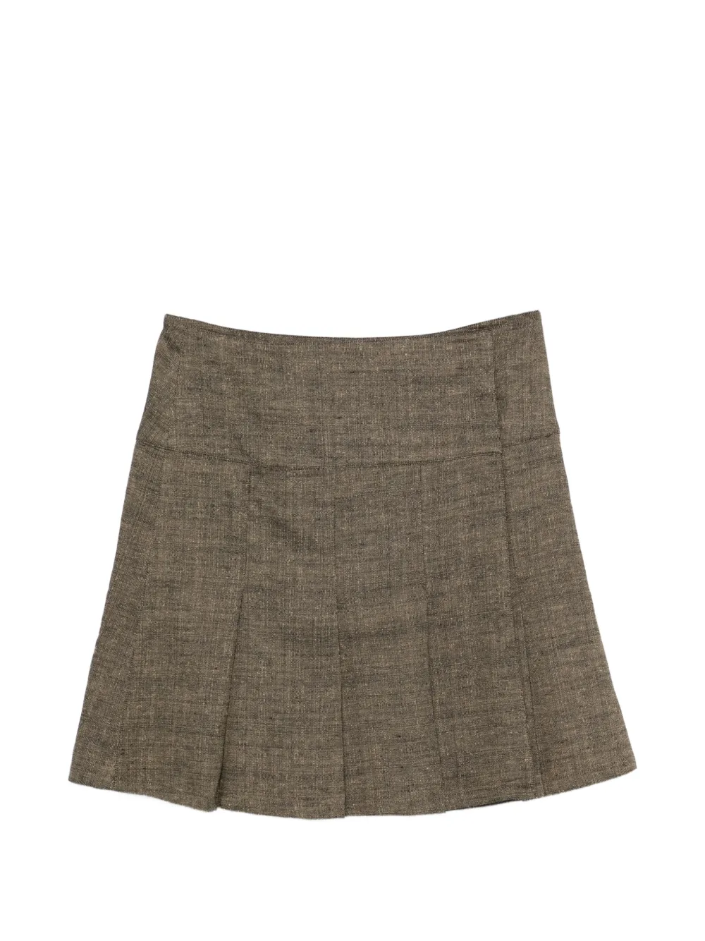 OUR LEGACY Girdle pleated skirt - Grün
