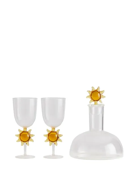 Maison Balzac Le Soleil wine glasses (set of three)
