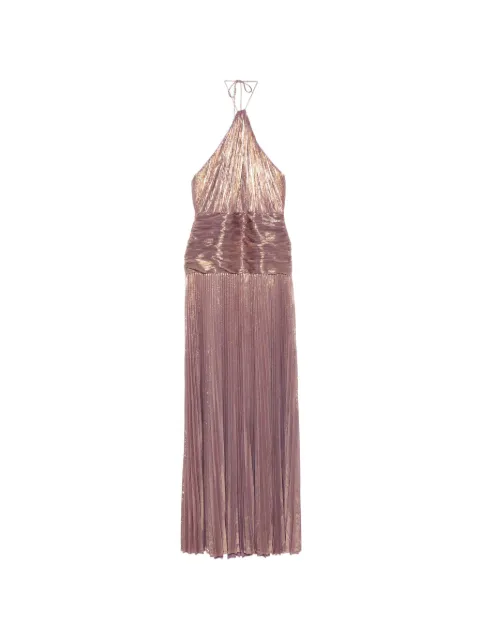 Retrofete Thalia pleated maxi dress