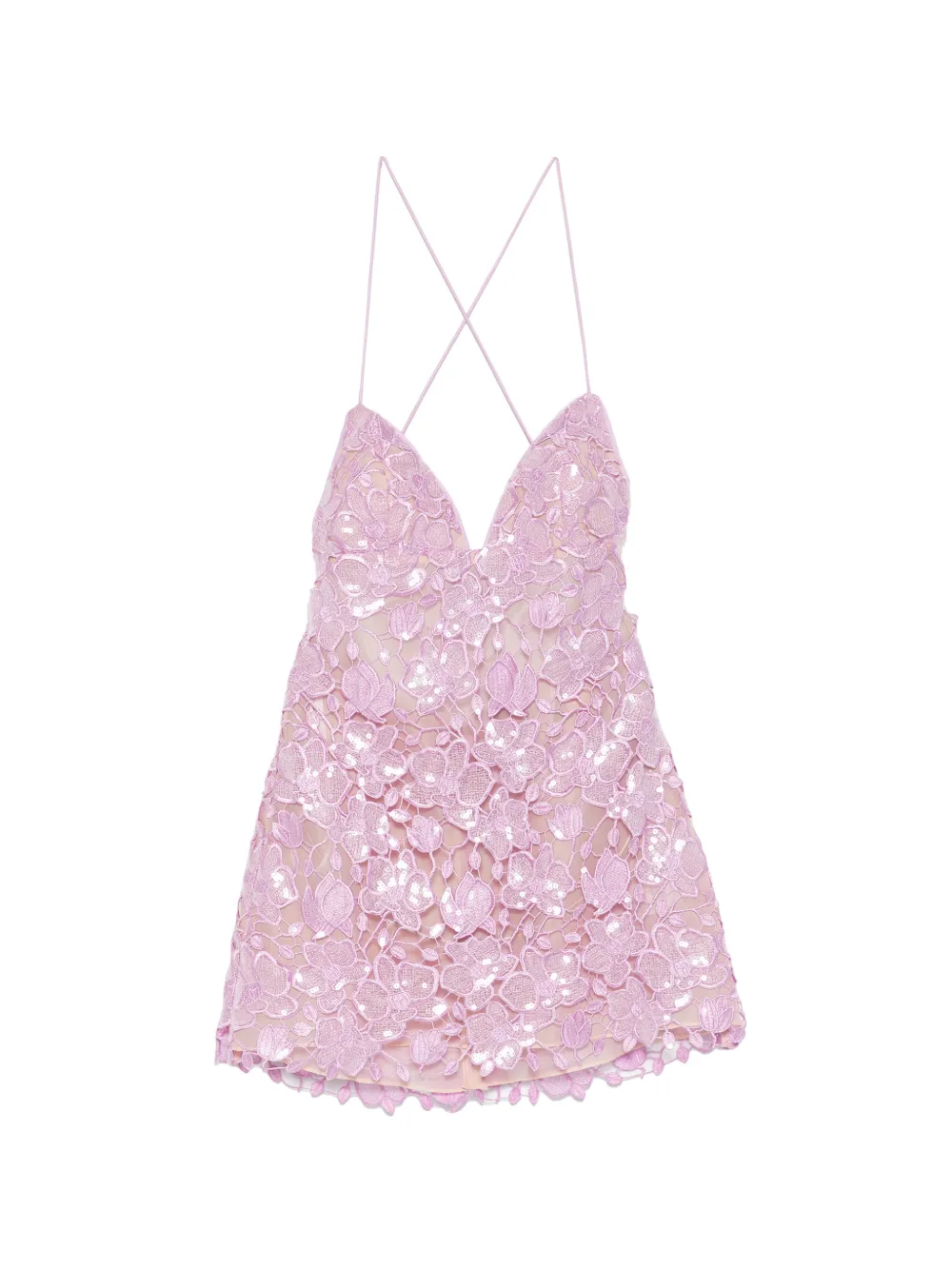 Retrofete Kamala sequin mini dress - Rosa