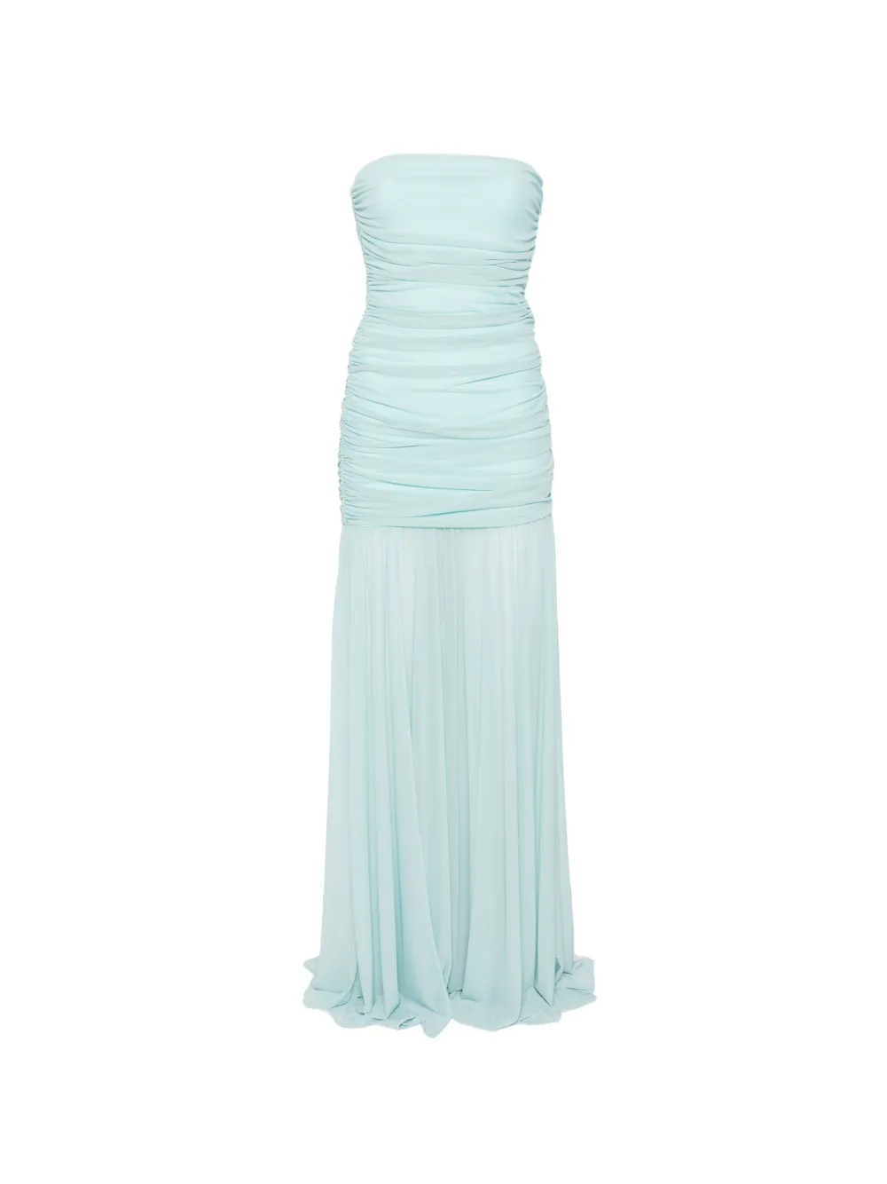 Retrofete Adele ruched strapless dress - Blu