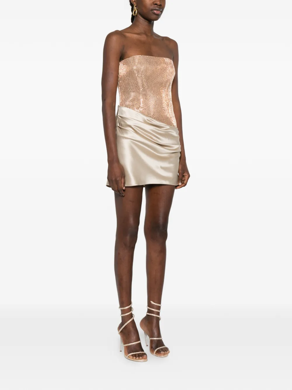  Retrofete Marieta Mini Dress - Neutrals 
